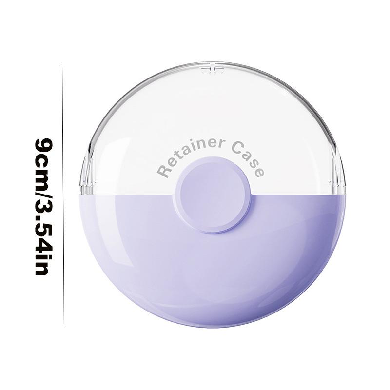 Mini Magnetic Dental Retainer Case Portable Dustproof Braces Box Sealed Mouthguard Case For Teeth Travel False Denture Box