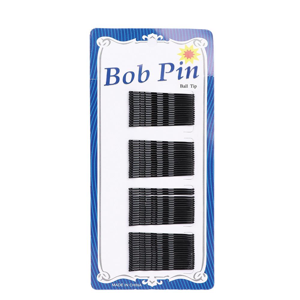 Retro Mini Streamline Women s Wave Simple Design Hair Styling Black Hair Pins Hair Barrette Invisible Hair Clips чёрный