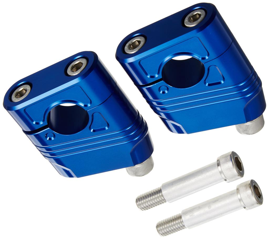 POSH 070052-01 Motorcycle Equipment Muscle Position Bracket Blue