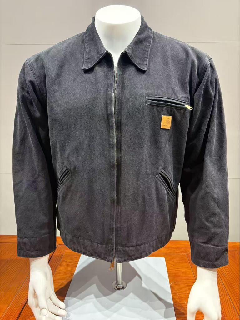 Carhartt J97 American Detroit Sliten Kanvas Dragkedjejacka