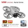 2025 New V86 Mini Remote Control Drone with 4K HD Camera, Foldable Quadcopter, Intelligent Obstacle Avoidance, Toy Airplane, Gift for Kids