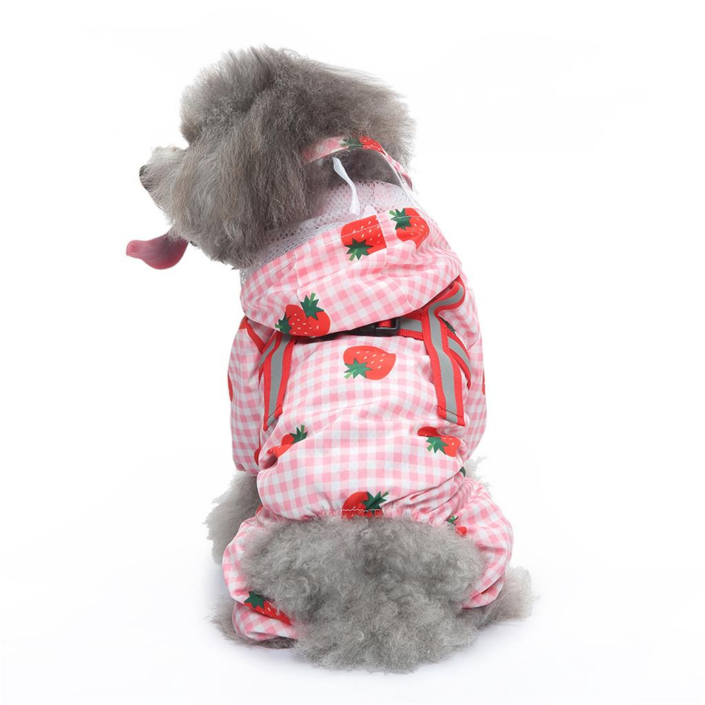 Dog Sweatshirt, Dog Shirts Pet Sweatshirt Clothing, Reflective Dog Raincoat