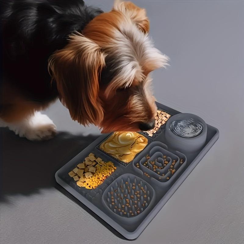 E52 Powerful Suction Cup | 6-In-1 Multifunctional Pet Slow Feeding Lick Mat - Alleviates Anxiety And Promotes Health