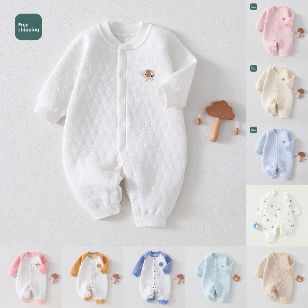Baby Winter Comforter Onesie With Cotton Thickening For Newborns And Babies
