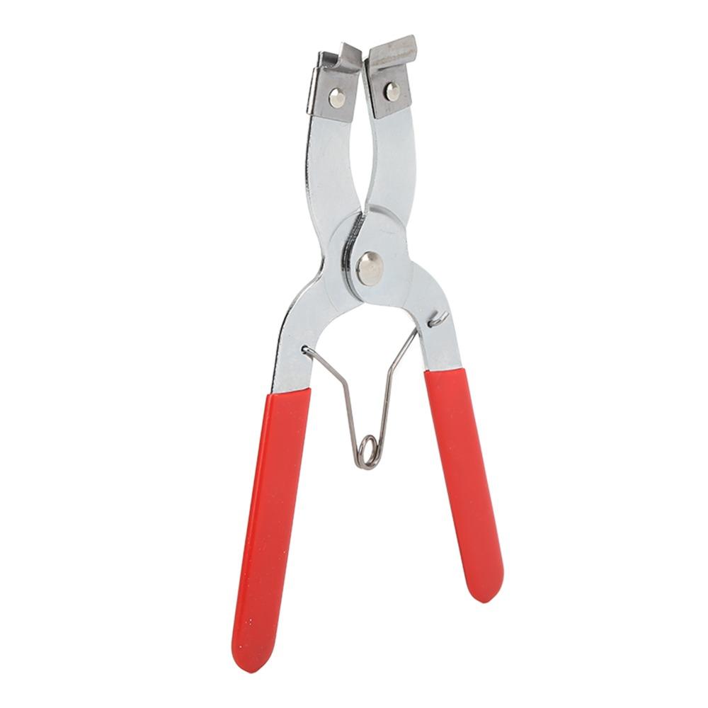 Red Plastic Grips Piston Ring Expander Pliers Heavy Duty Piston Ring Compressor  Auto Repair