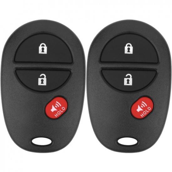 2x for 2008 - 2018 Toyota Sienna / Sequoia / Tundra Keyless Remote Car Key Fob