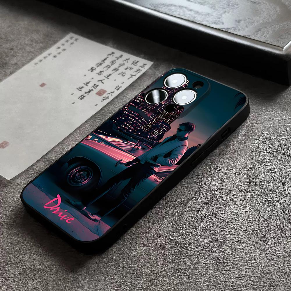 Drive Ryan Gosling Movie Fun Art Phone Case For 14 Pro Max For Iphone 16 15 Po Max 12 Mini 11 13 Pro Xr X Xs 8 7 Plus Cover