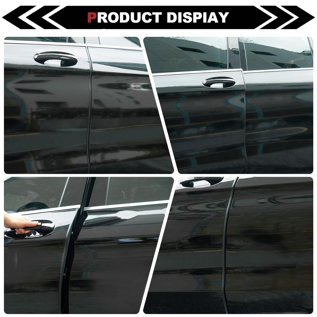 MRCPRIAN Door Edge Car Door No Adhesive Car Rubber Car Trim Door Protector Seal Sedan Truck SUV ATV Protector, Protector, Required, Accessory,