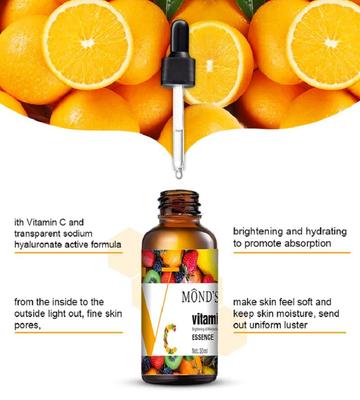 Mond'sub Vitamin C, Vitamin A & Vitamin E Face Serum for Hydration, Skin Repair, Anti-Aging & Anti Wrinkle - 90ml