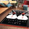Custom Name Twenty One Pilots Music Evolution Rug Office Rug Chair Mat Non Slip Carpet Rugs for Bedrooms Dining Room Living Room Home Decor gifts