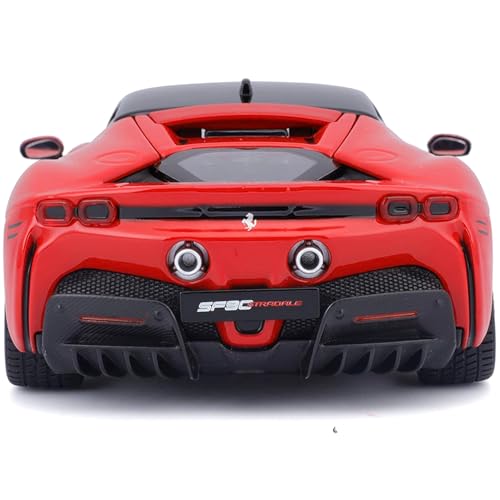 Bburago 1/24 Scale Ferrari SF90 Stradale Red [Open Engine Compartment Version] / Diecast Model Car, Finished Product, 18-26028(CN)