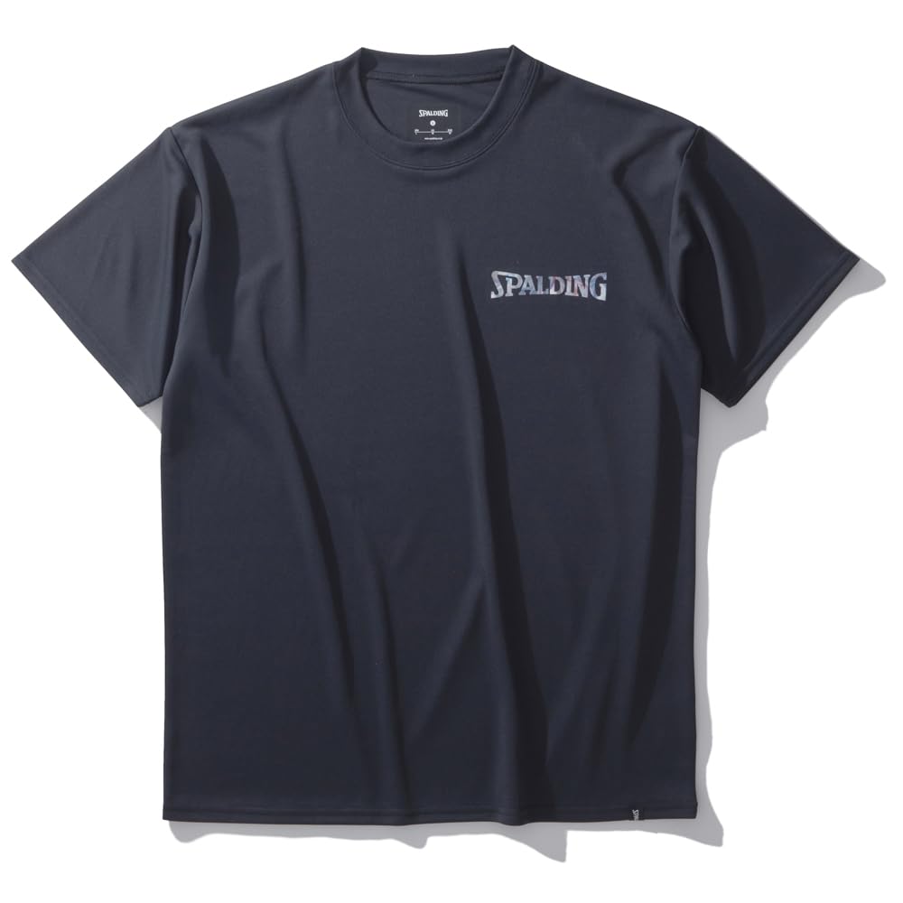 

Spalding Hologram Wordmark T-Shirt, Black, Medium, SMT25017