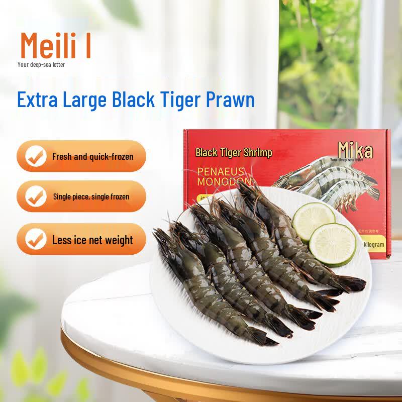 Gamberi Tigre Neri Extra Large Meijiajia