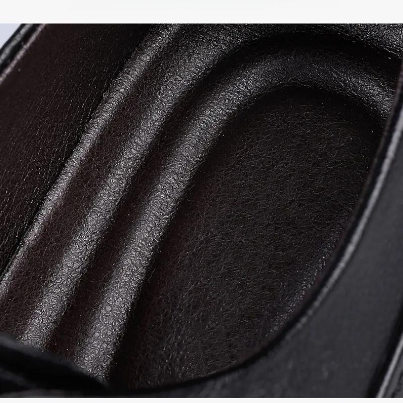 Men's Shoes Genuine Leather Banquet Shoes British Retro Men's Cowhide Leather Shoes Business Leather Shoes