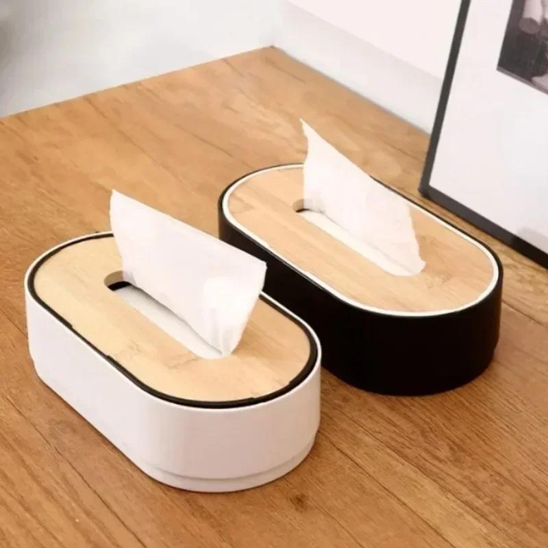 Plastic Tissue Box Car Tissue Box Home Living Room Decoration Bedroom Kitchen Desktop Nordic Storage Box Household Napkin Holder