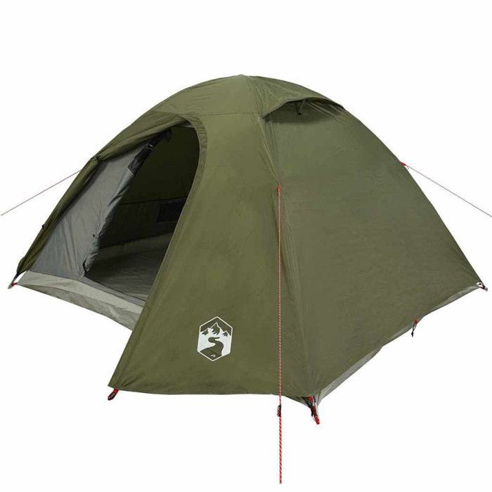 VidaXL 3-Person Waterproof Olive Green Dome Camping Tent, Tent, Camping Shelter, Garden Shelter, Garden Tent, 4009615