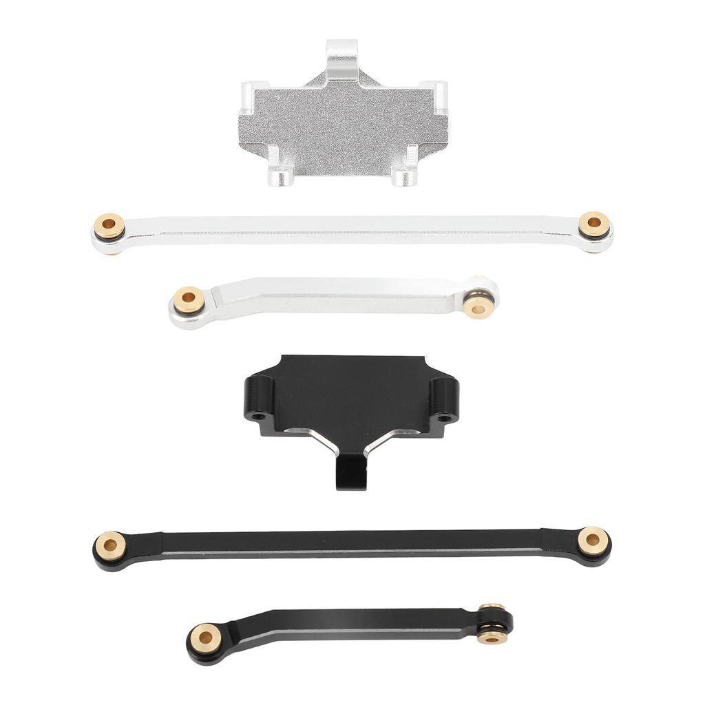 Servo Mount Steering Links Set Aluminum Alloy RC Car Steering Servo Mount Upgrade Parts for HOBBYPLU