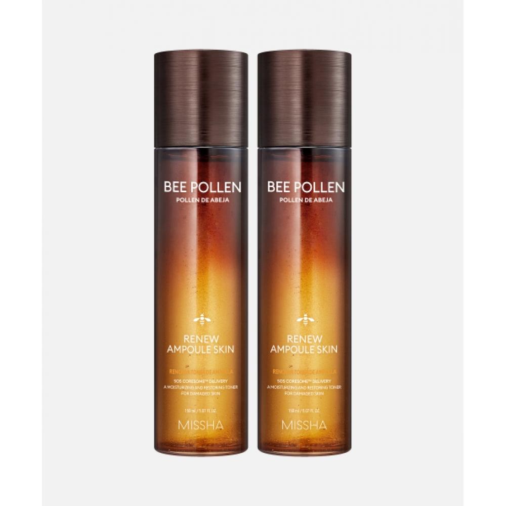 Missha [2 Pcs] Bee Pollen Renew Ampoule Skin NONE