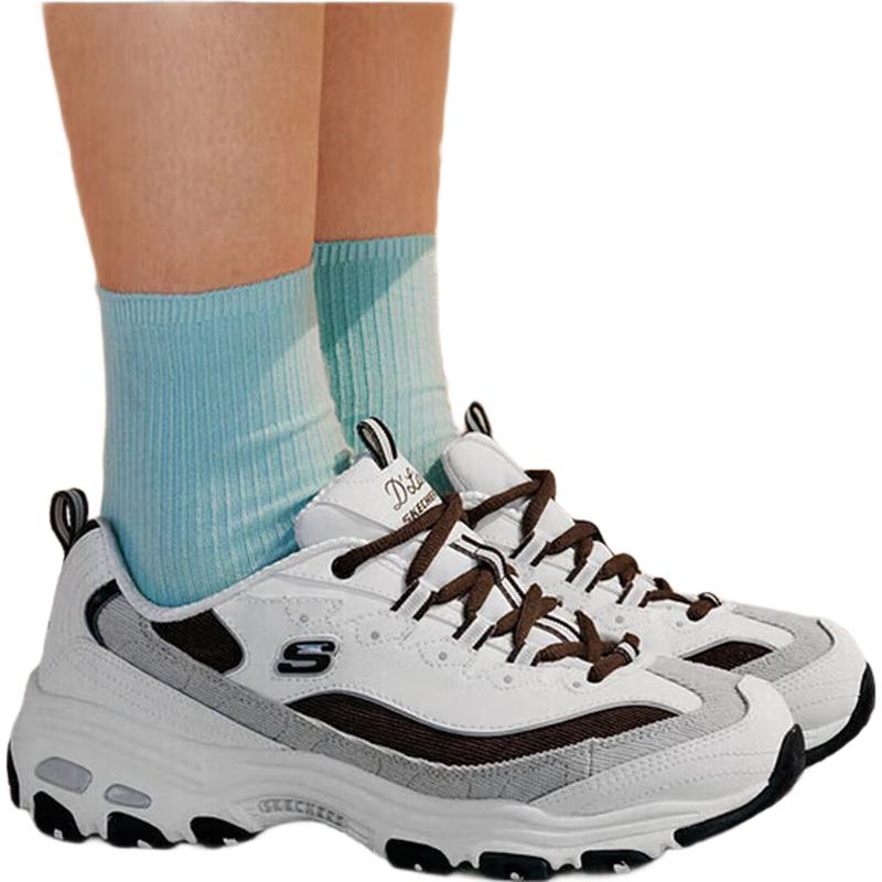 

SKECHERS Milk Tea Bear Unisex Retro Panda Dad Shoes 39