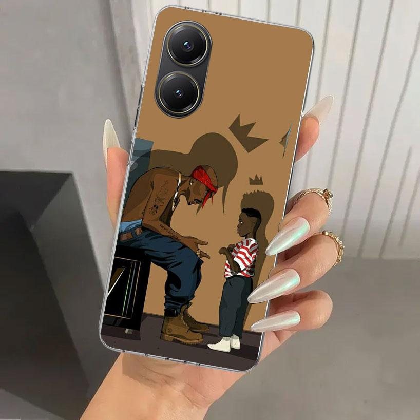 

Rapper 2pac Singer Tupac Phone Case for Xiaomi Poco X5 X6 X7 Pro F7 Ultra M7 Redmi 15 15C 13 13C 12 12C 10 10A 10C 9 9A 9C 9T Sh Redmi 10