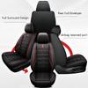 1PC Universal PU Leather Car Seat Waterproof Luxury Mat Covers Car Seat Protector Cover Breathable Cushion for Four Season(Only One Seat Cover)