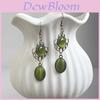 Vintage Gothic Celtic Alloy Earrings With Star Elements For Women