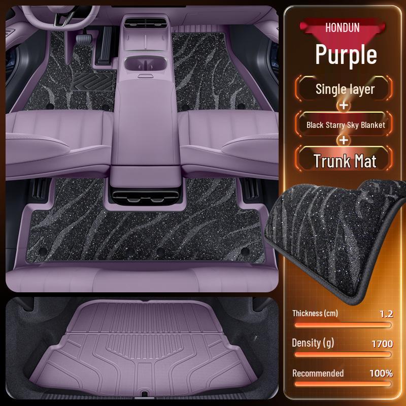 Dark Blue TPE Floor Mats for L06 - 2026 Car Interior Accessories