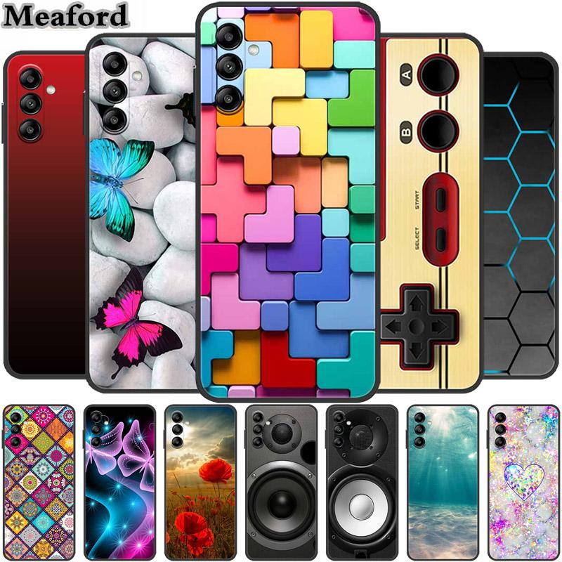 For Samsung Galaxy A35 5G Case Luxury Shockproof Soft Silicone TPU Back Cover Phone Cases For SamsungA35 Cartoon 6.6" New Coque