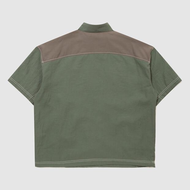 Umbro Crispy Taslan Short Sleeve Anorak Khaki Ur224Cwt59 (A Type)