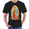 Funny Print Men T Shirt Women Cool Tshirt Catholic Church Virgen De Guadalupe T-Shirt Men Cotto
