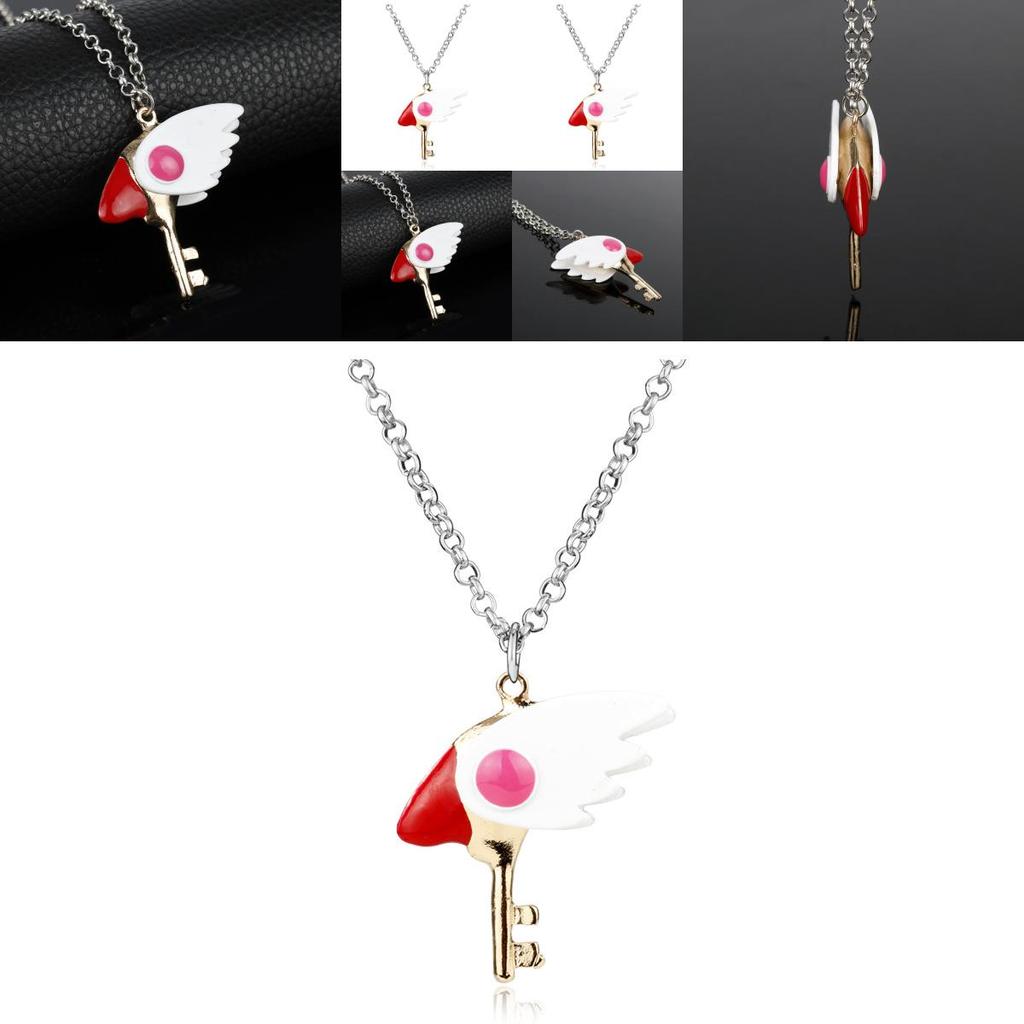 Cardcaptor Sakura Elegant Necklace Alloy Electroplated Unisex For Special Occasion Gift