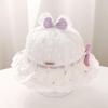 Breathable Baby Girl Lace Bucket Hat – Spring/Summer Sun Protection