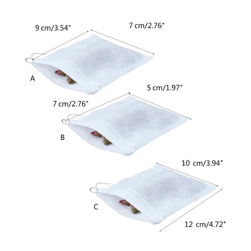 Leere Teebeutel Kordelzugbeutel zum Kochen Einweichen Medizinischer Likör Tee Kaffee Filterbeutel Einweg Netzbeutel Gastgeschenk