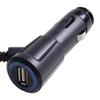 12V/24V Vehicles Lighter Socket Splitter Multiple Device Charging Car Accessory with 2 USB Interfaces Totally 3A Output
