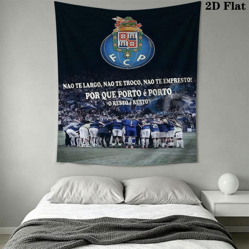 FC Porto club Wall Hanging Printed Fabric Blanket Decorative Tapestries for Bedroom Living Room Home Decor
