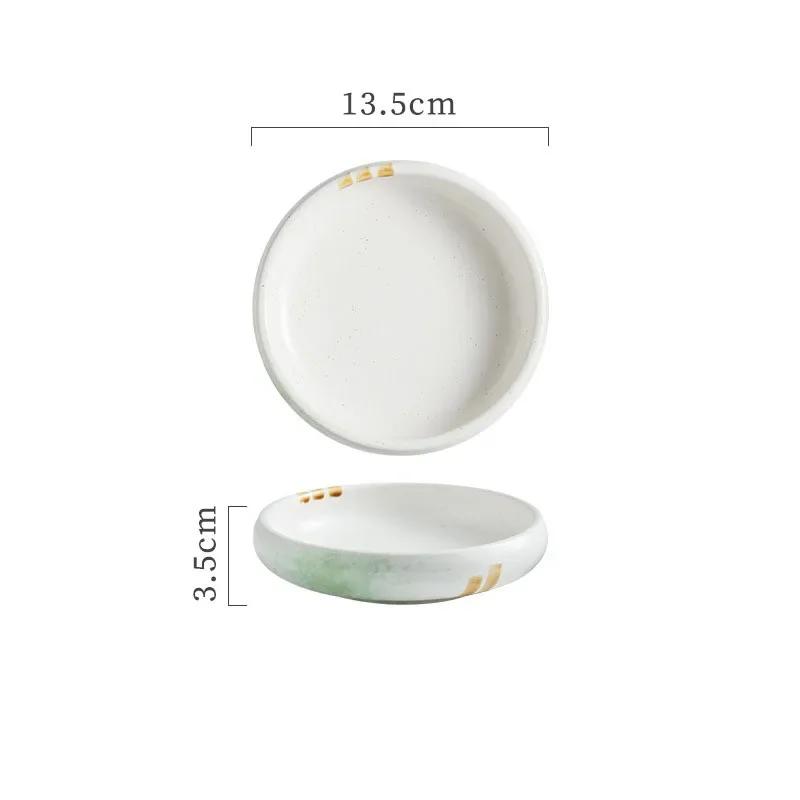 Ceramic Dinner Plate Restaurant Pickle Dish Appetizer Plate Home Steak Plates Salad Plates Dessert Dish Spaghetti Plates Cutlery
