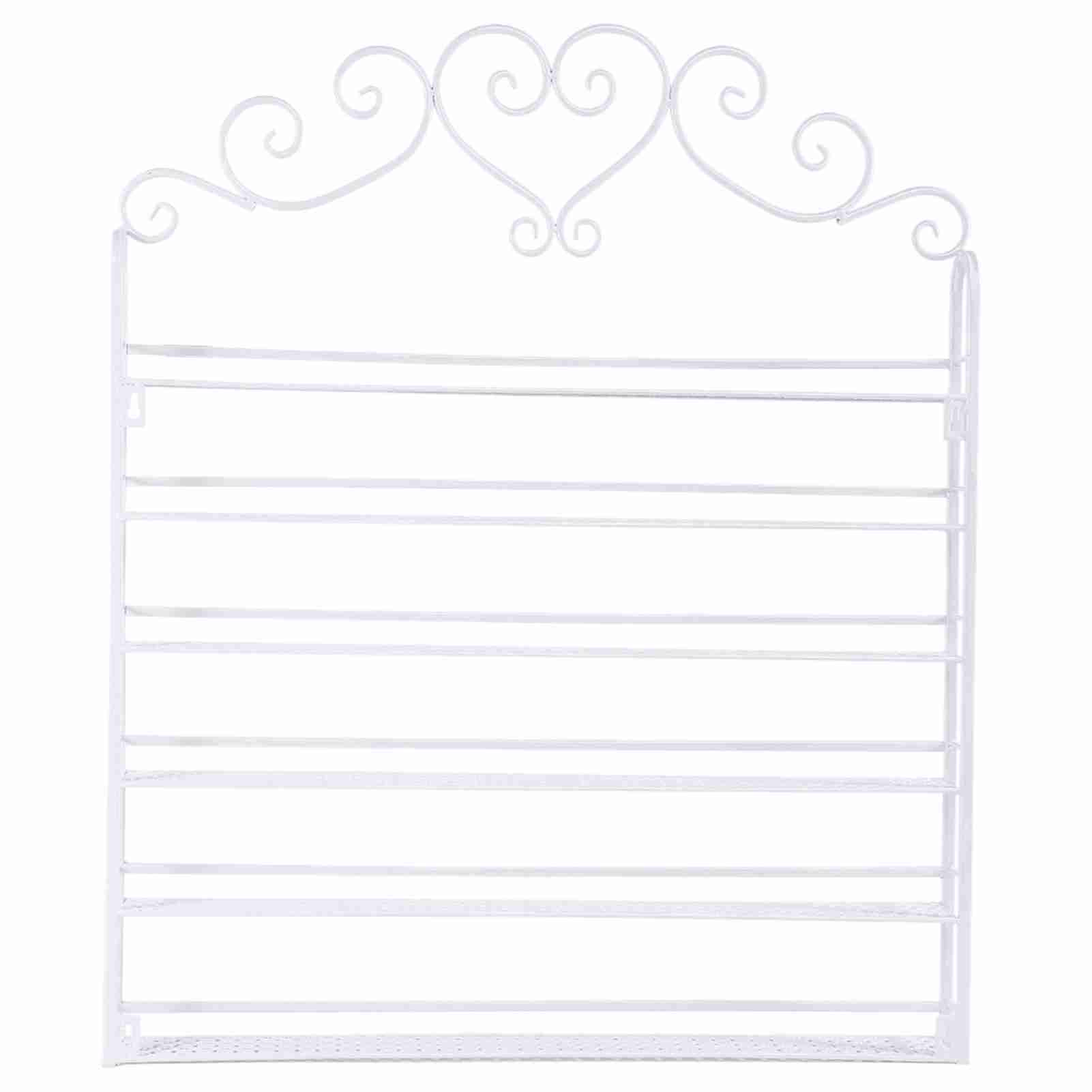 

2 цвета 6 ярусов Польский настенный органайзер Стойка Инструмент для демонстрации красоты ногтей Подставка-полка для держателя бутылочек White