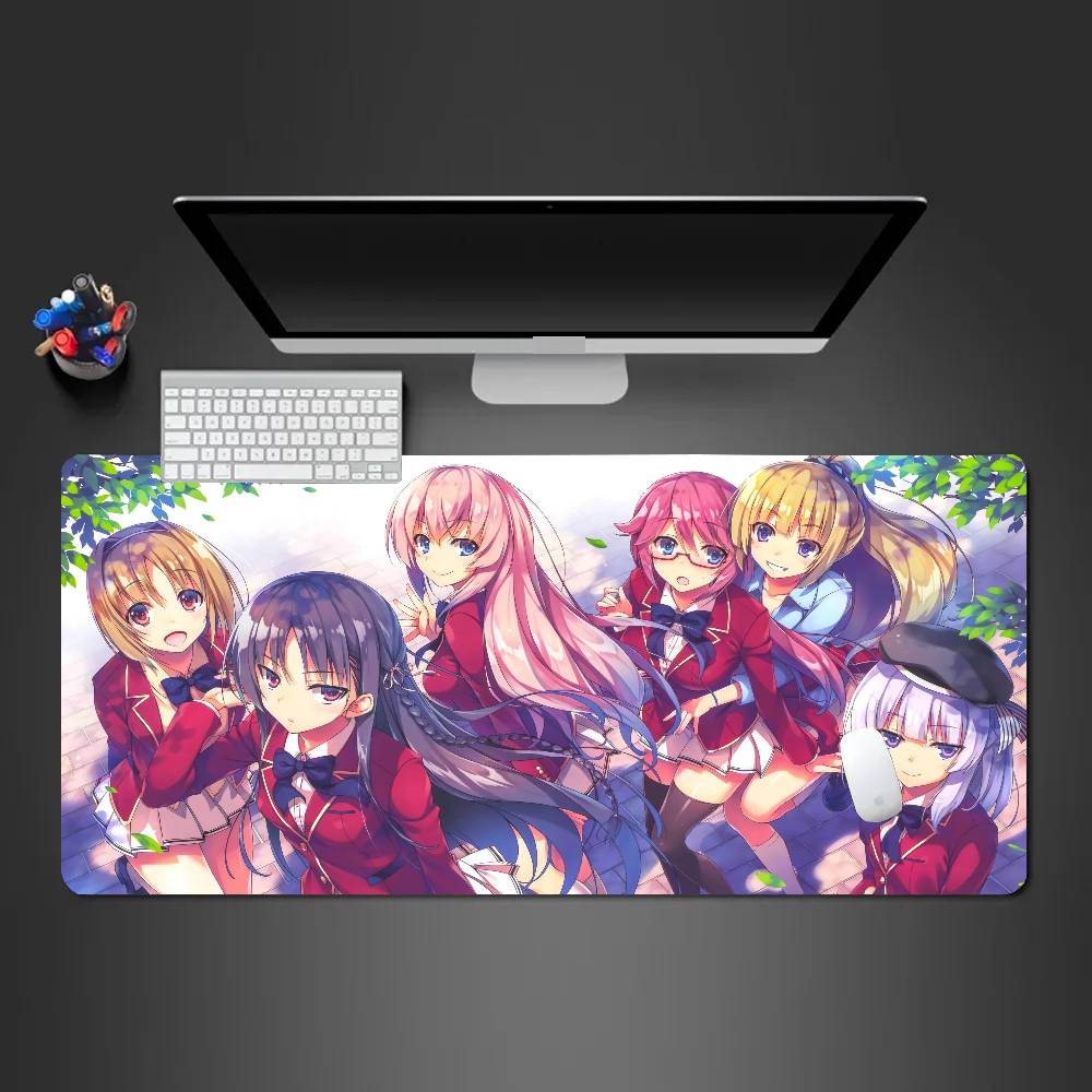 Classroom Of The E-Elite Anime Mousepad Mouse Mat Desk Mat With Pad Gaming Accessories Prime Gaming XXL Keyboard Pad Padding M