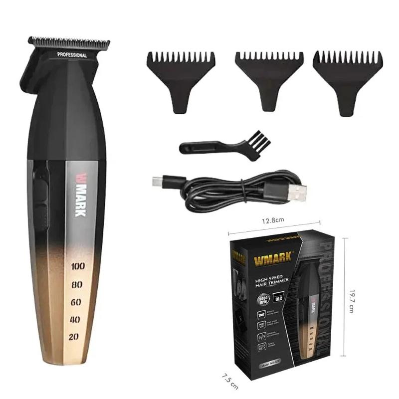 WMARK Hair Trimmer Professional Hair Cutting Machine Electric Hair Clipper Cordless Barber Metal Trimmer for Men NG-2038 NG-325