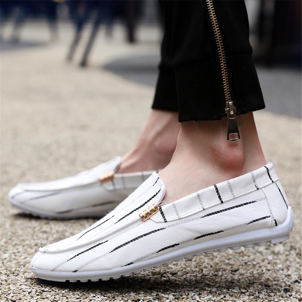 Style Boat Shoes Men White Men's Boat Shoe Slip Ons Lightweight