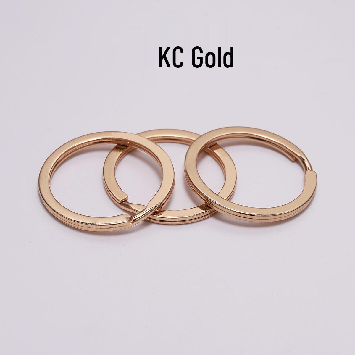 

Гальванизированный DIY Плоский Круг Брелок Подвеска Шарм, 25-30мм, в Наличии 28mm [10 pieces/bag/33g]