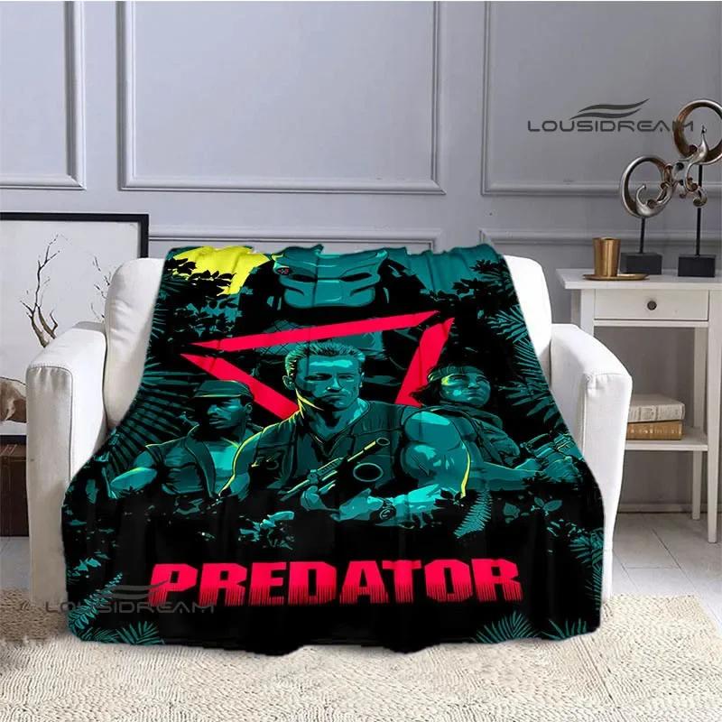 Predator 3D Printing Blanket Flannel Soft and Comfortable Home Travel Blanket warm blankets bed linings Birthday Gift