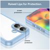 For iPhone 17 Case TPU + Acrylic Protective Clear Phone Cover