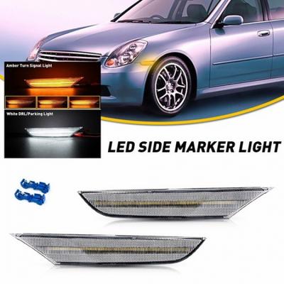 For Nissan 2001-2006 Skyline V35 Sedan LED Marker Side Car Light Lamp 2pcs/Set V