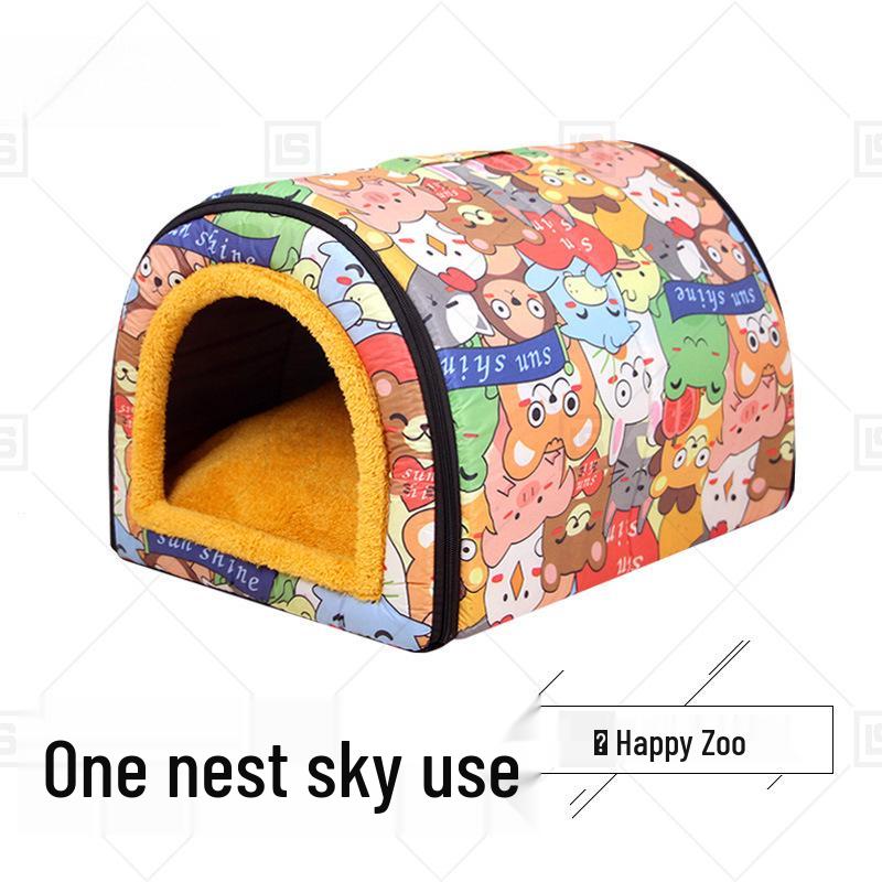 Waterproof Outdoor Pet House: Rainproof, All-Season Shelter for Cats & Dogs