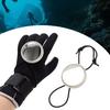 Marine Rearview Mirror Adjustable Scuba Diving Mirror Diving Rearview Mirror Round Rearview Mirror for Water Sports Safety