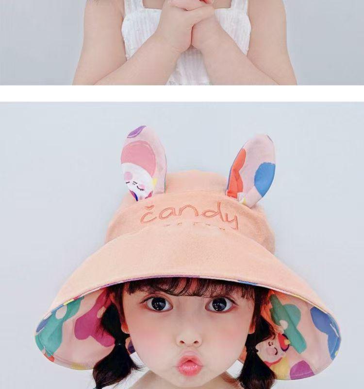 Kids' Summer Wide Brim UV Protection Reversible Sun Hat