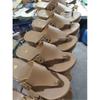 Women's Summer Plus Size Thick Shoes Solid Color Slope Heel Buckle Sandals