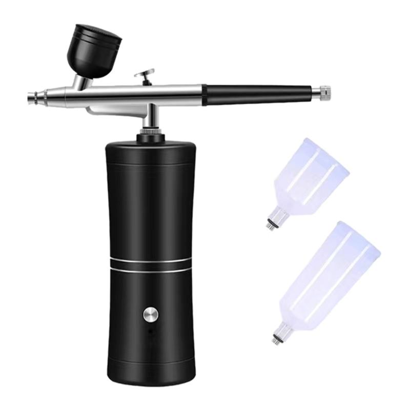 Airbrush, Spray Guns Set with Compressor, Portable Wireless Airbrush Kit and Rechargeable Hand Airbrush 3 Gear