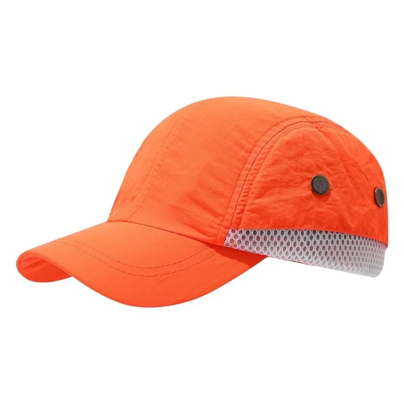 Breathable Mesh Fisherman Hat For Daily Use Low Light Conditions High Visibility Reflective Hat For Outdoor Worker